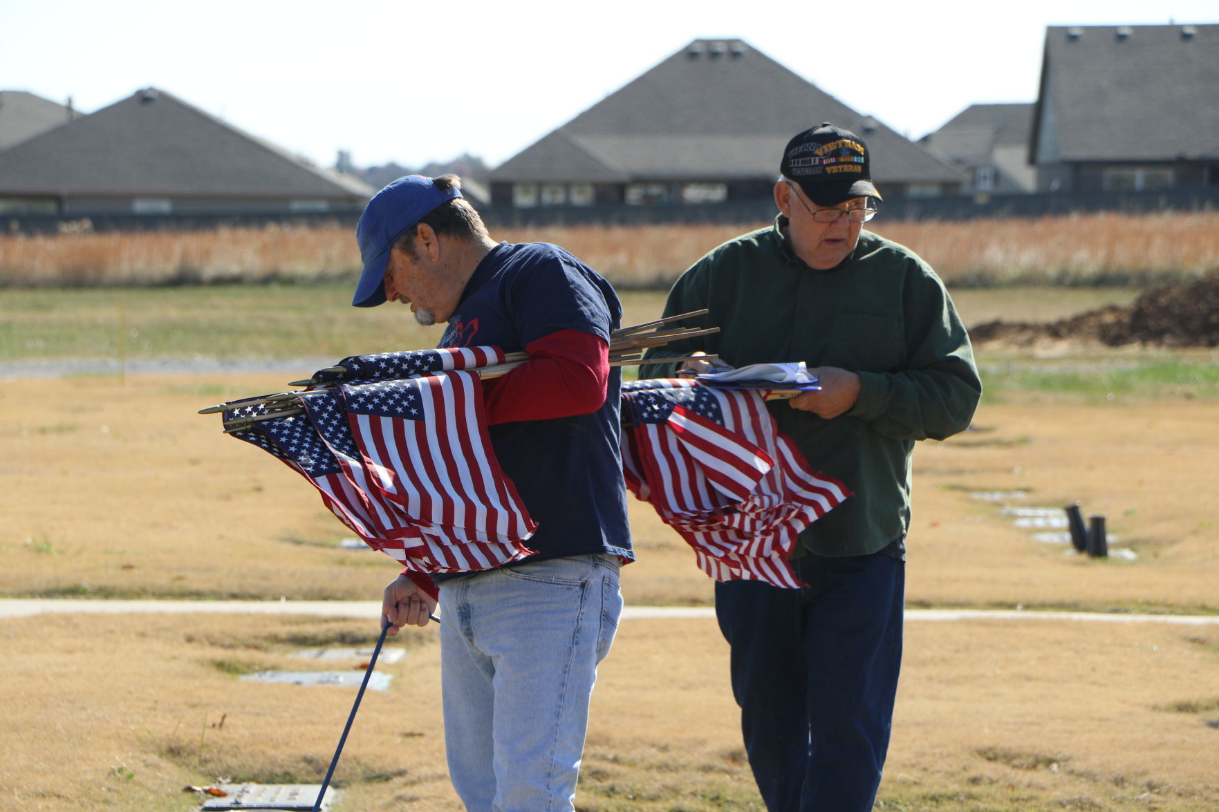 Flag placement